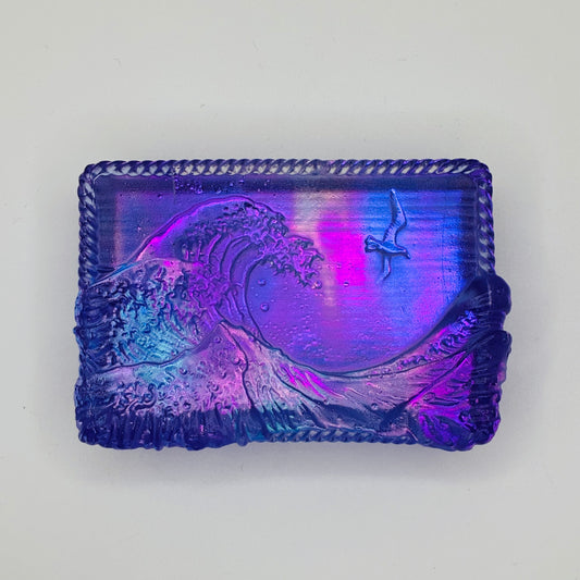 Glass Wave Paperweight