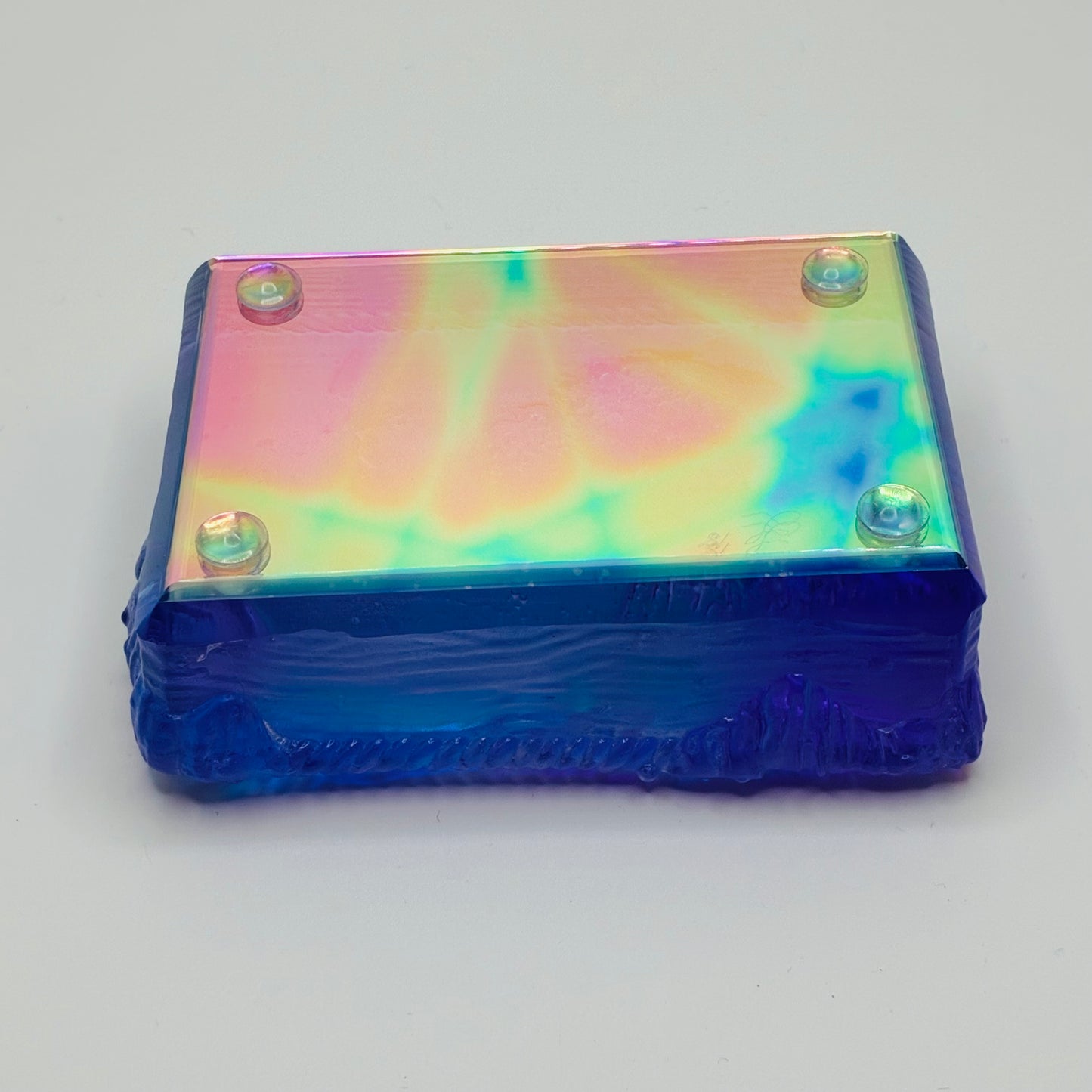 Glass Wave Paperweight