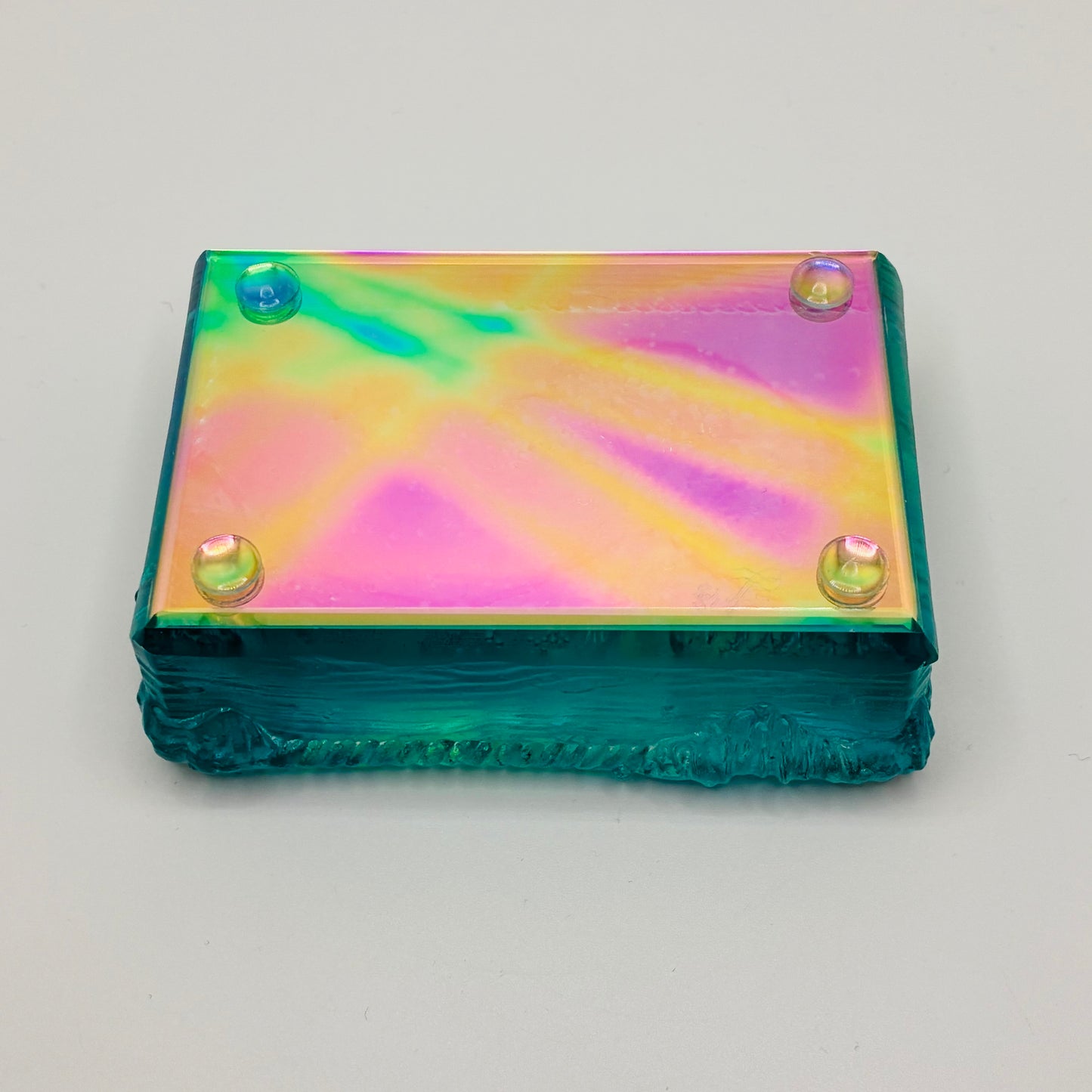 Glass Wave Paperweight