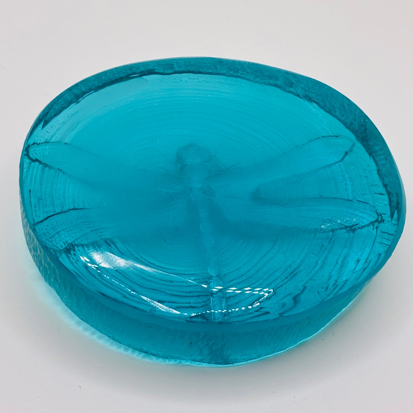 Glass Dragonfly Paperweight