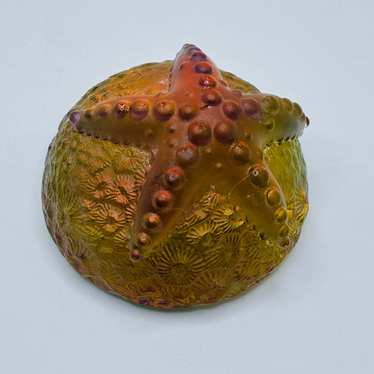 Glass Starfish Paperweight