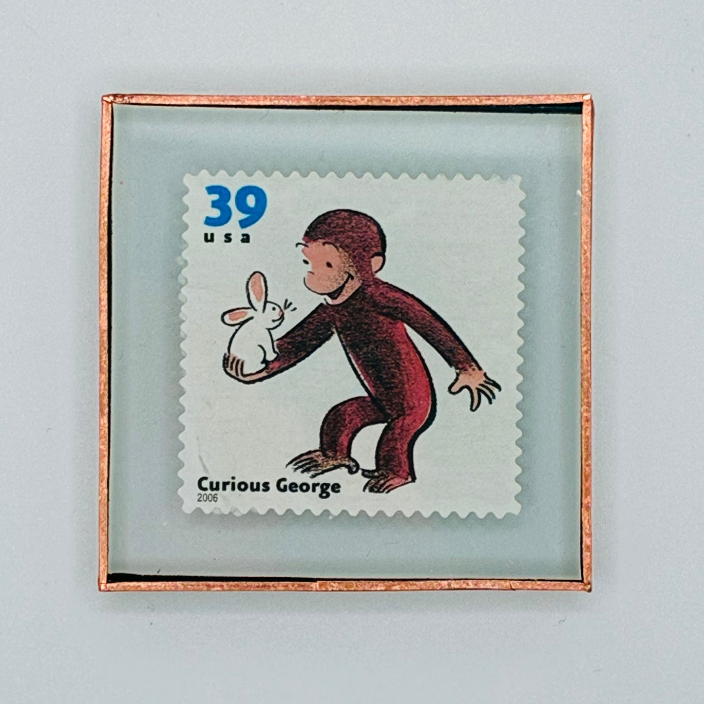 Curious George Stamp Magnet