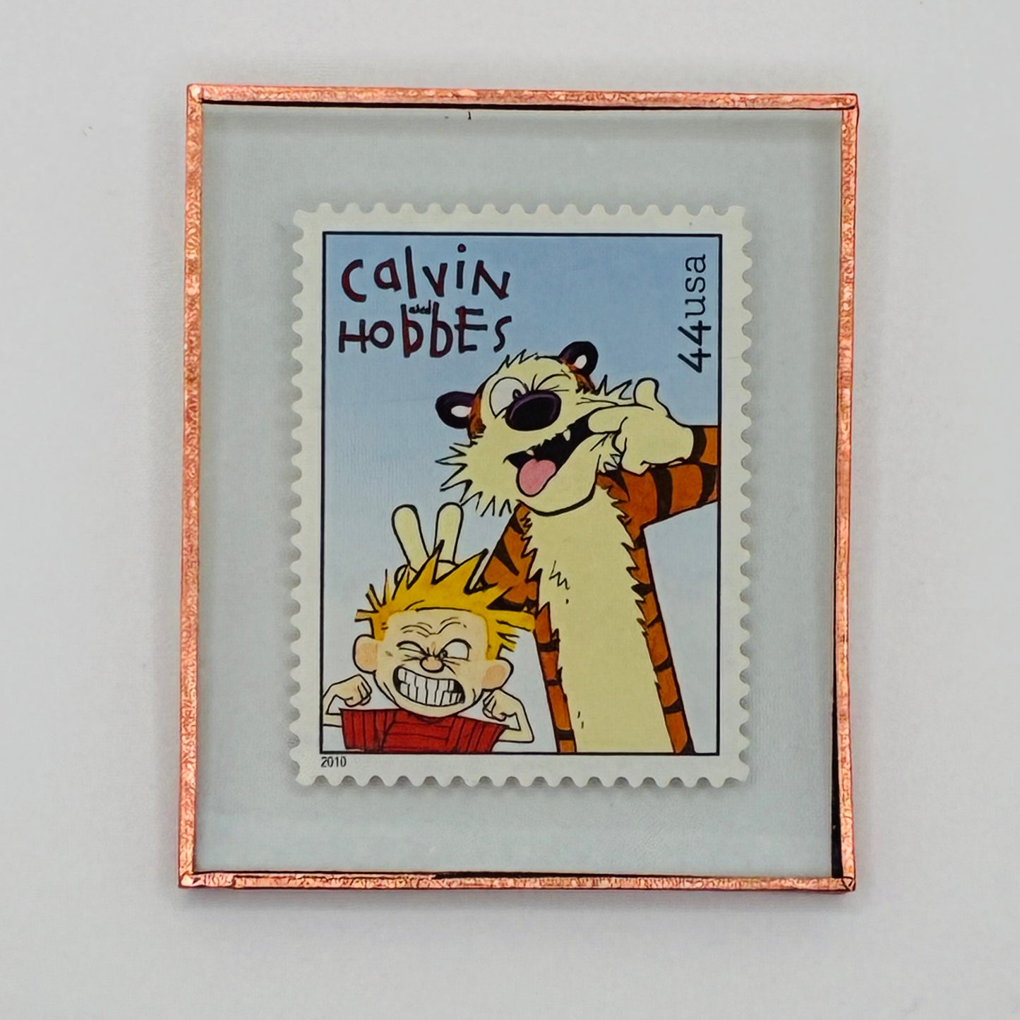 Calvin & Hobbes Stamp Magnet