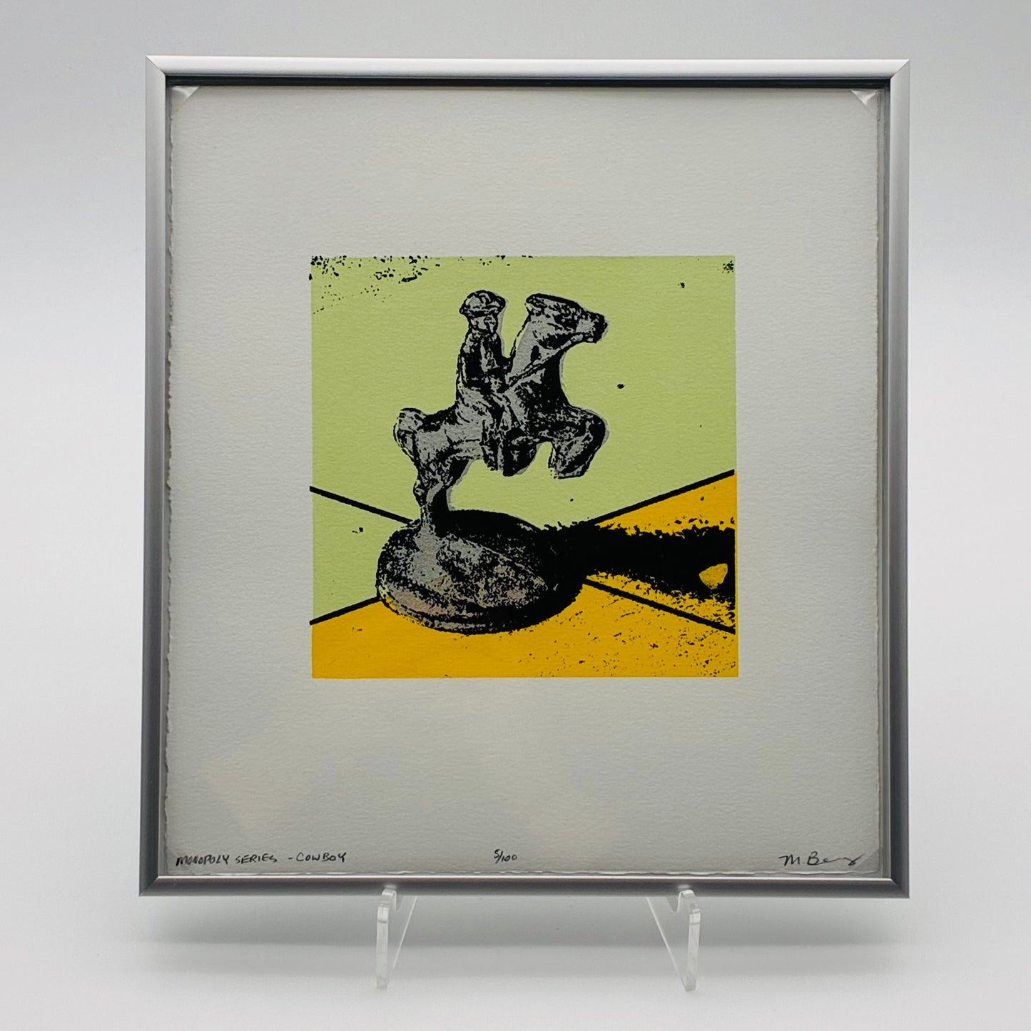 Monopoly Print - Cowboy (Yellow)