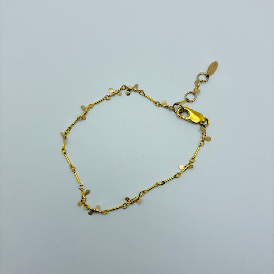 "Sweet Pea" - Gold Bracelet