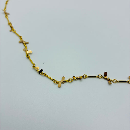 "Sweet Pea" - Gold Necklace