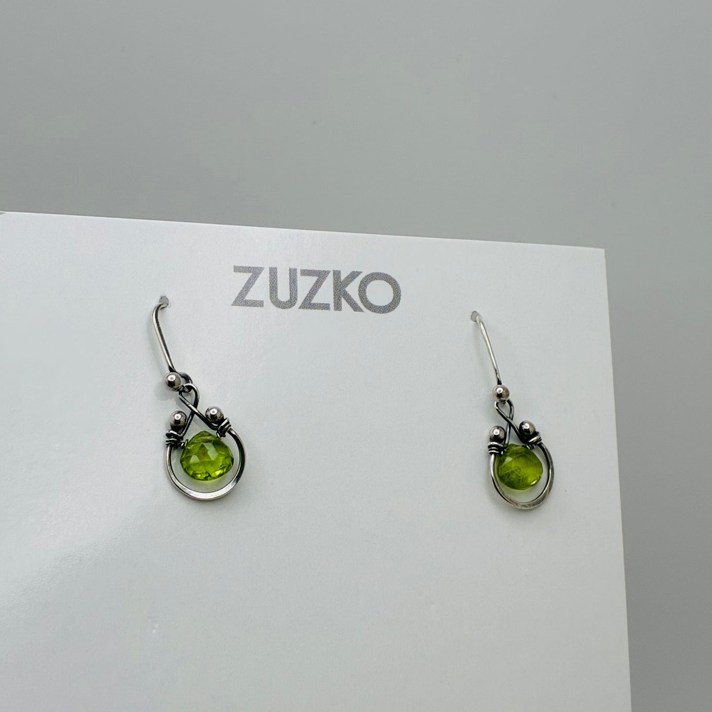 "HorseShoe" - Peridot Earrings