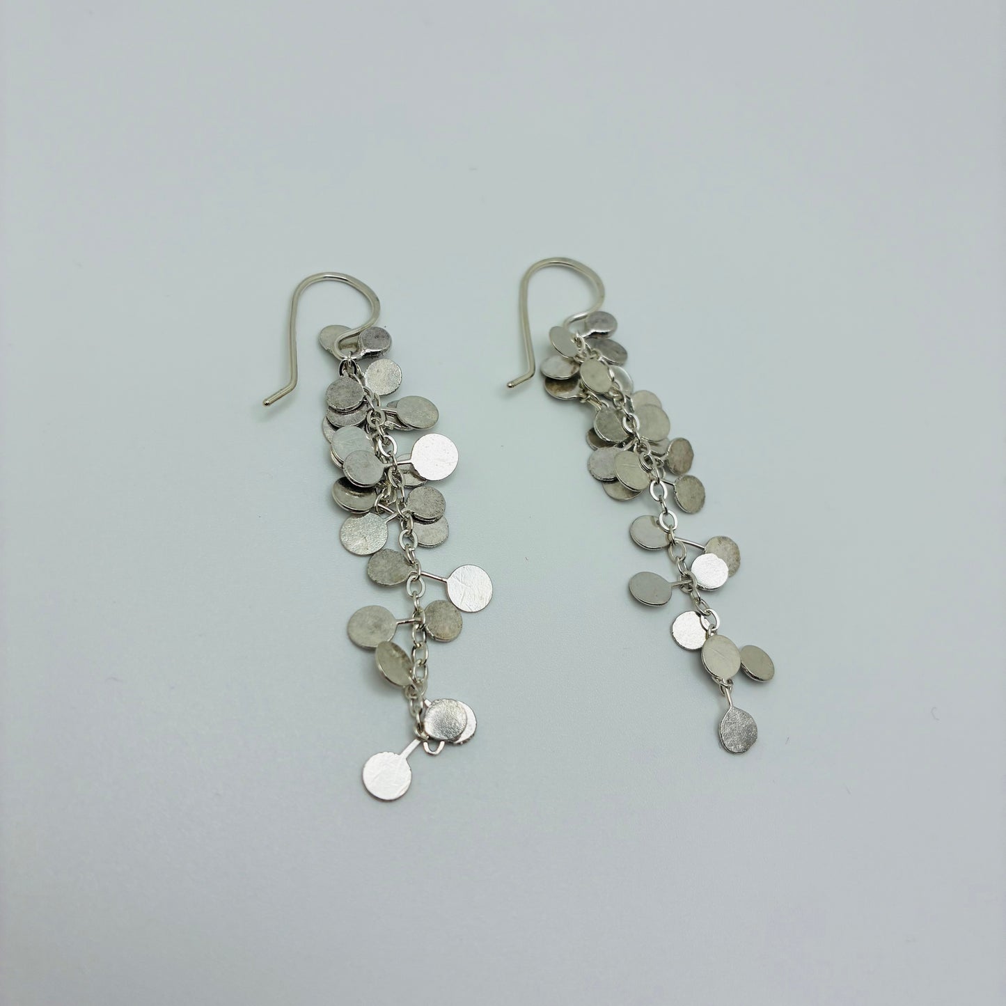"Coined Bunches - Bright" Earrings Long