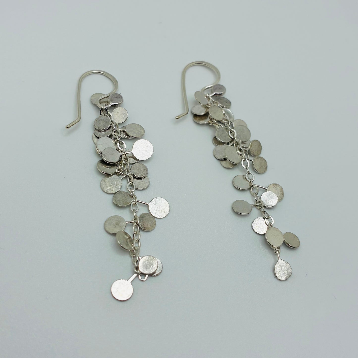 "Coined Bunches - Bright" Earrings Long