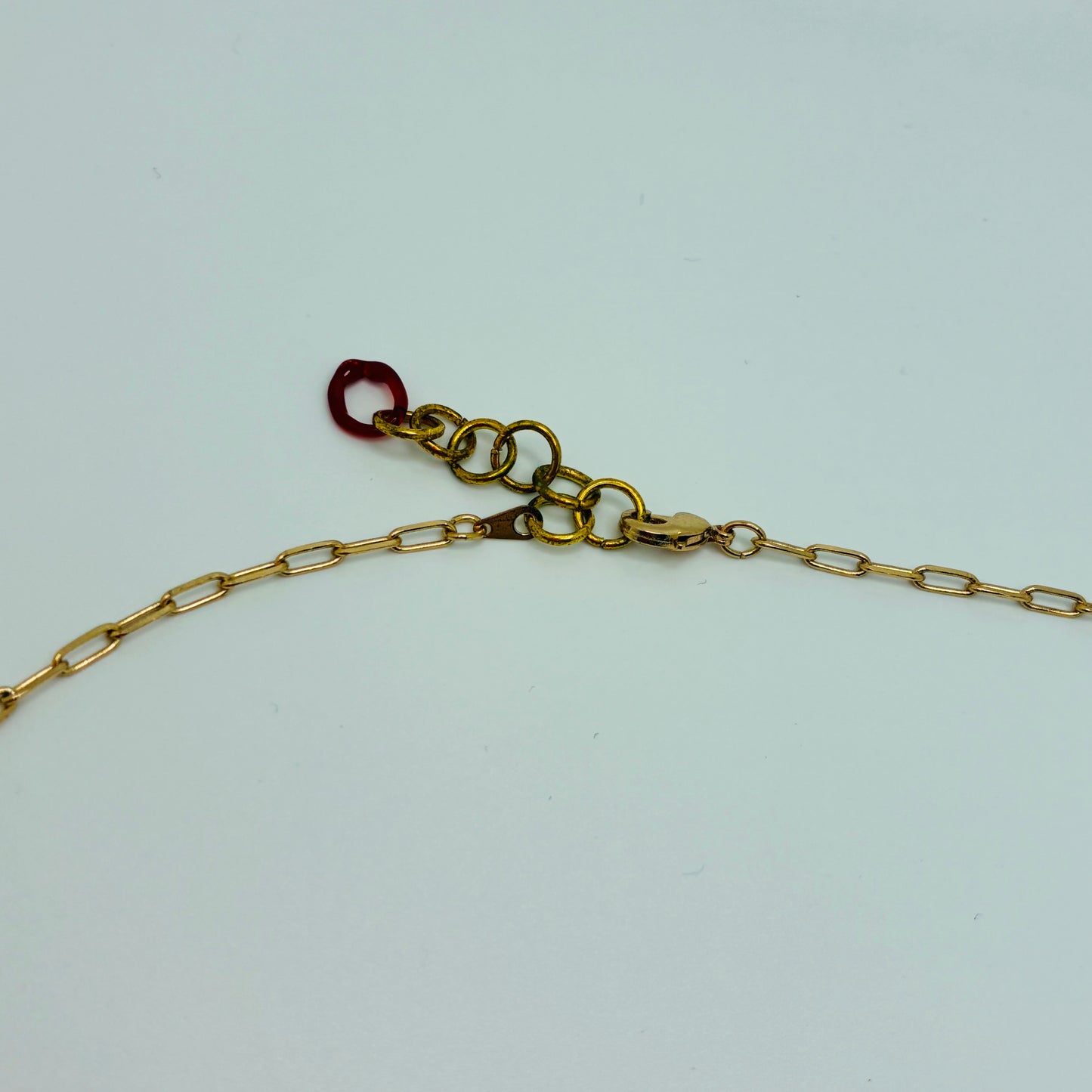 Small Borosilicate Glass Split Link Necklace