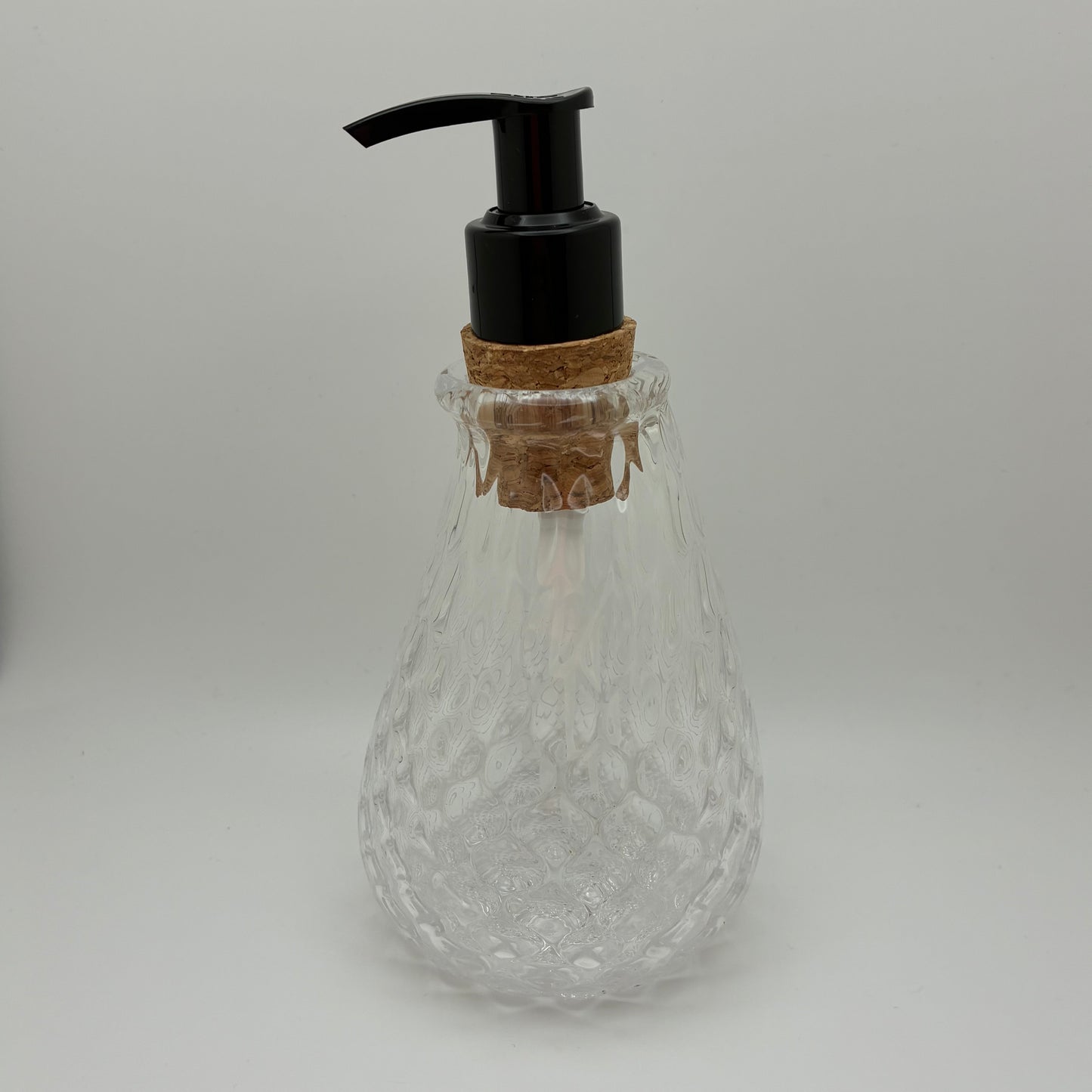 Clear Pineapple Mold Glass Soap Dispenser