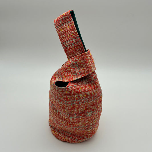 Knot Bag - Coral Suiting