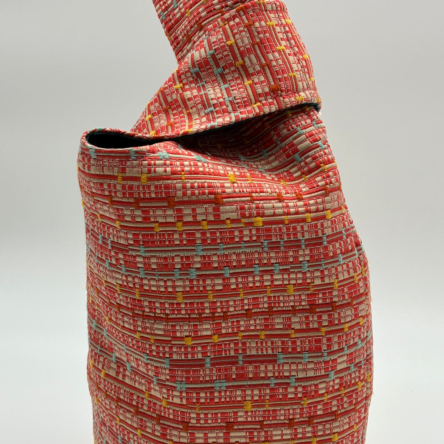 Knot Bag - Coral Suiting