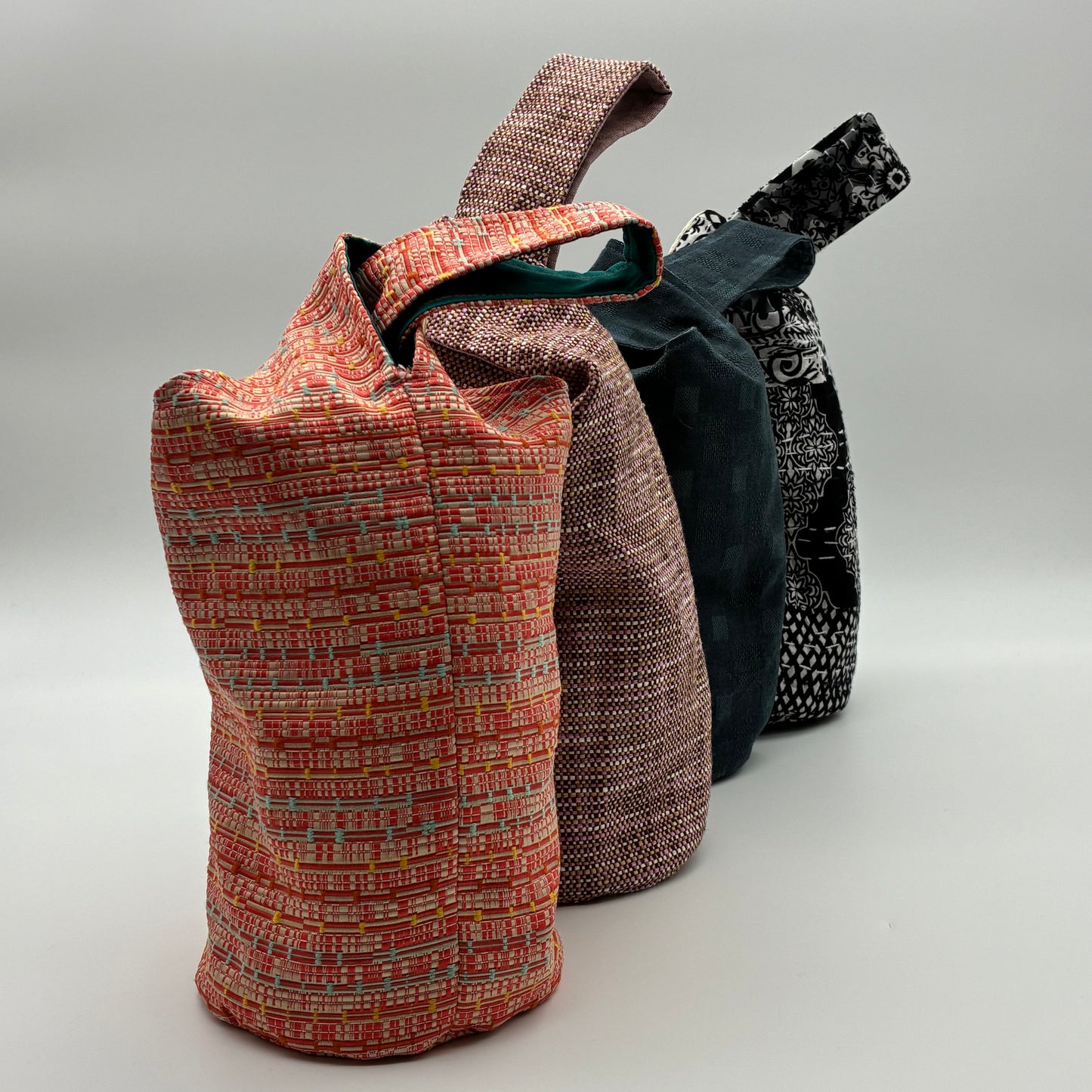 Knot Bag - Coral Suiting