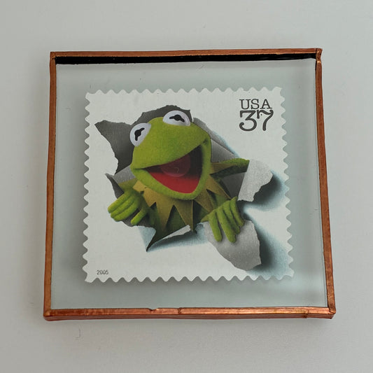 Muppets Kermit the Frog Stamp Magnet