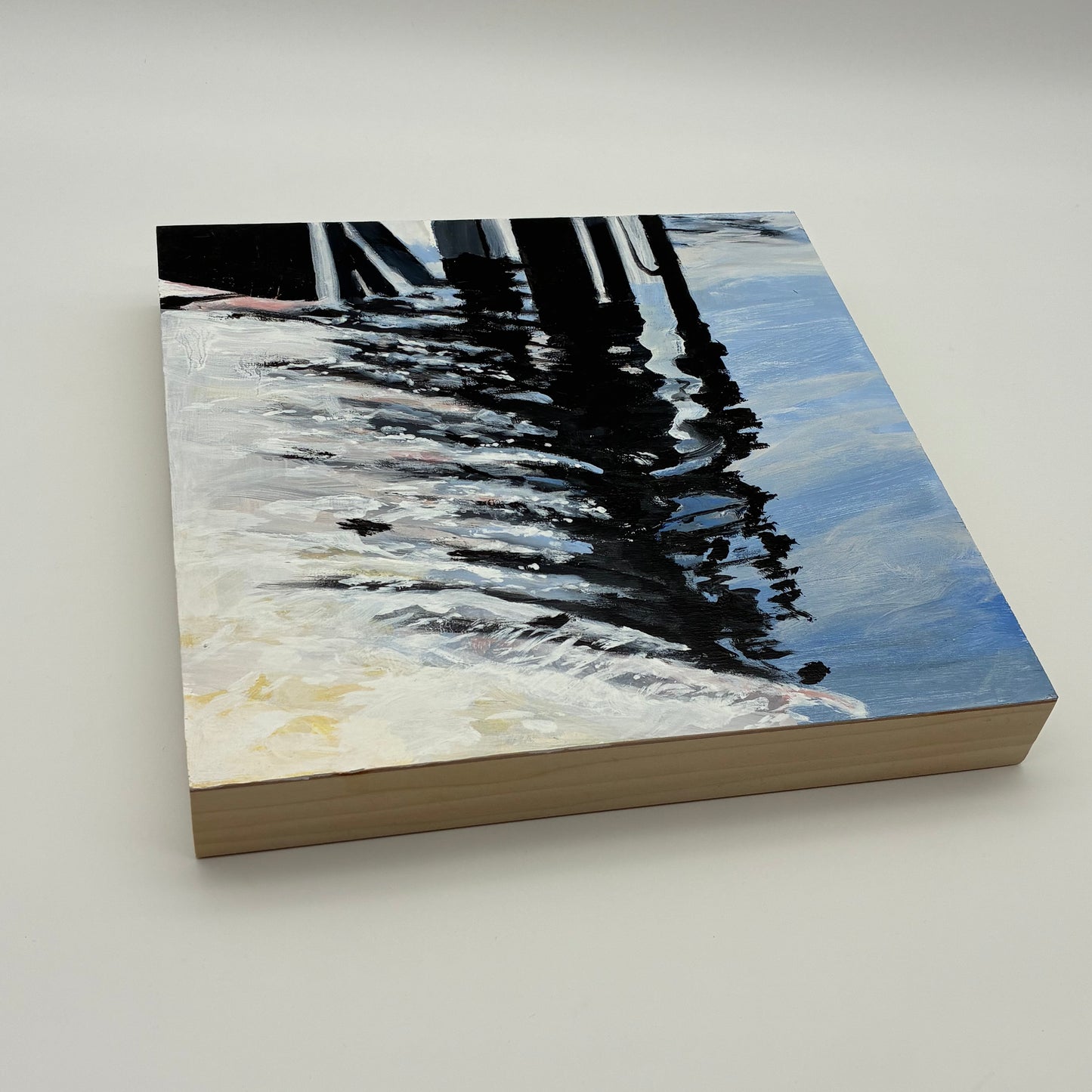 "Leaving the Dock" Painting by Judith Perry