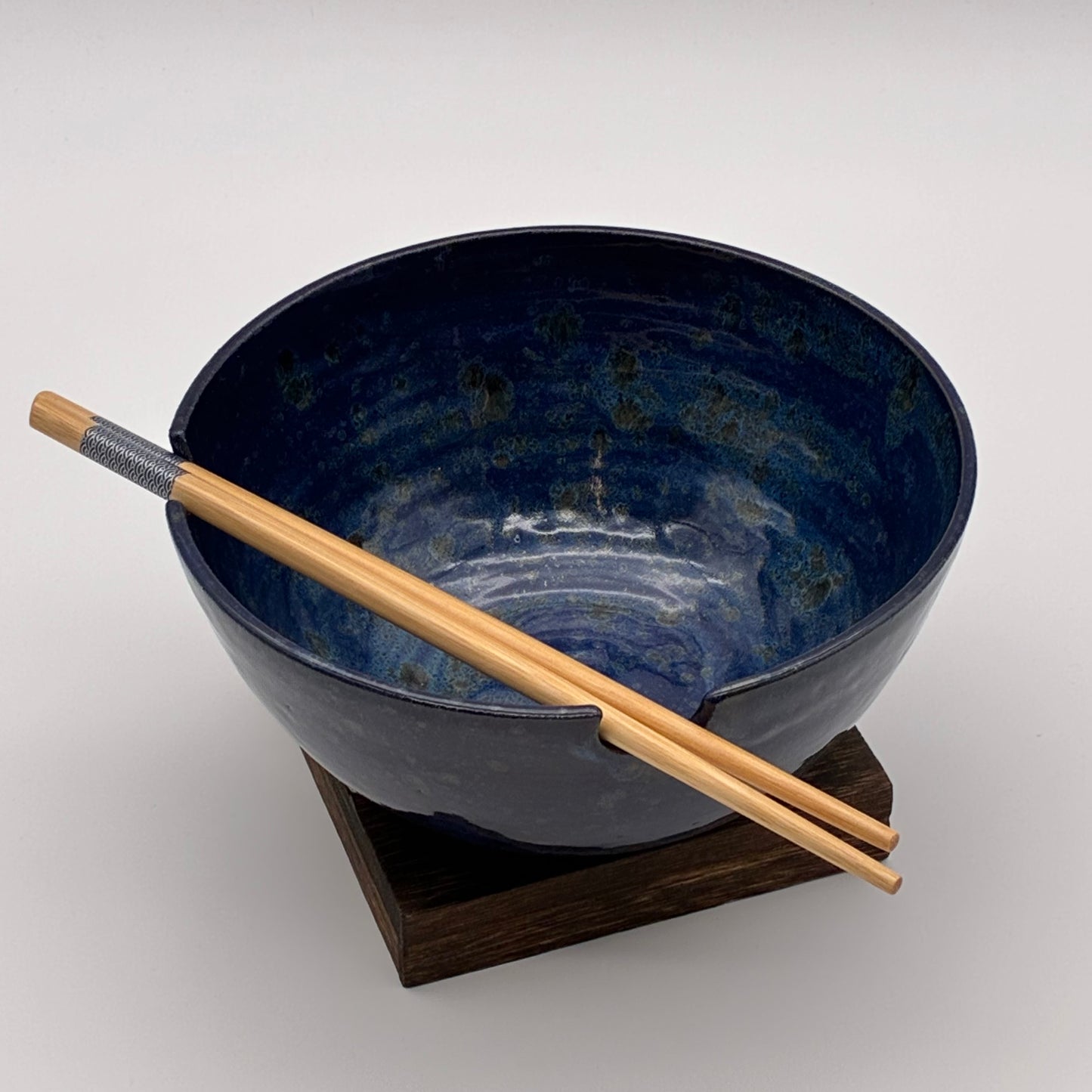Ceramic Noodle Bowl + Chopsticks