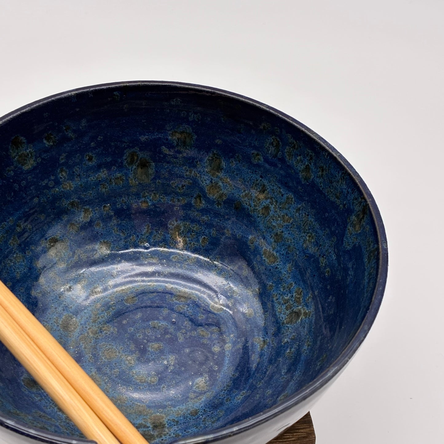 Ceramic Noodle Bowl + Chopsticks