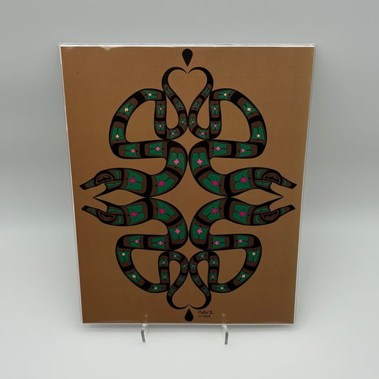 Beauty Snakes - 11" x 14" print