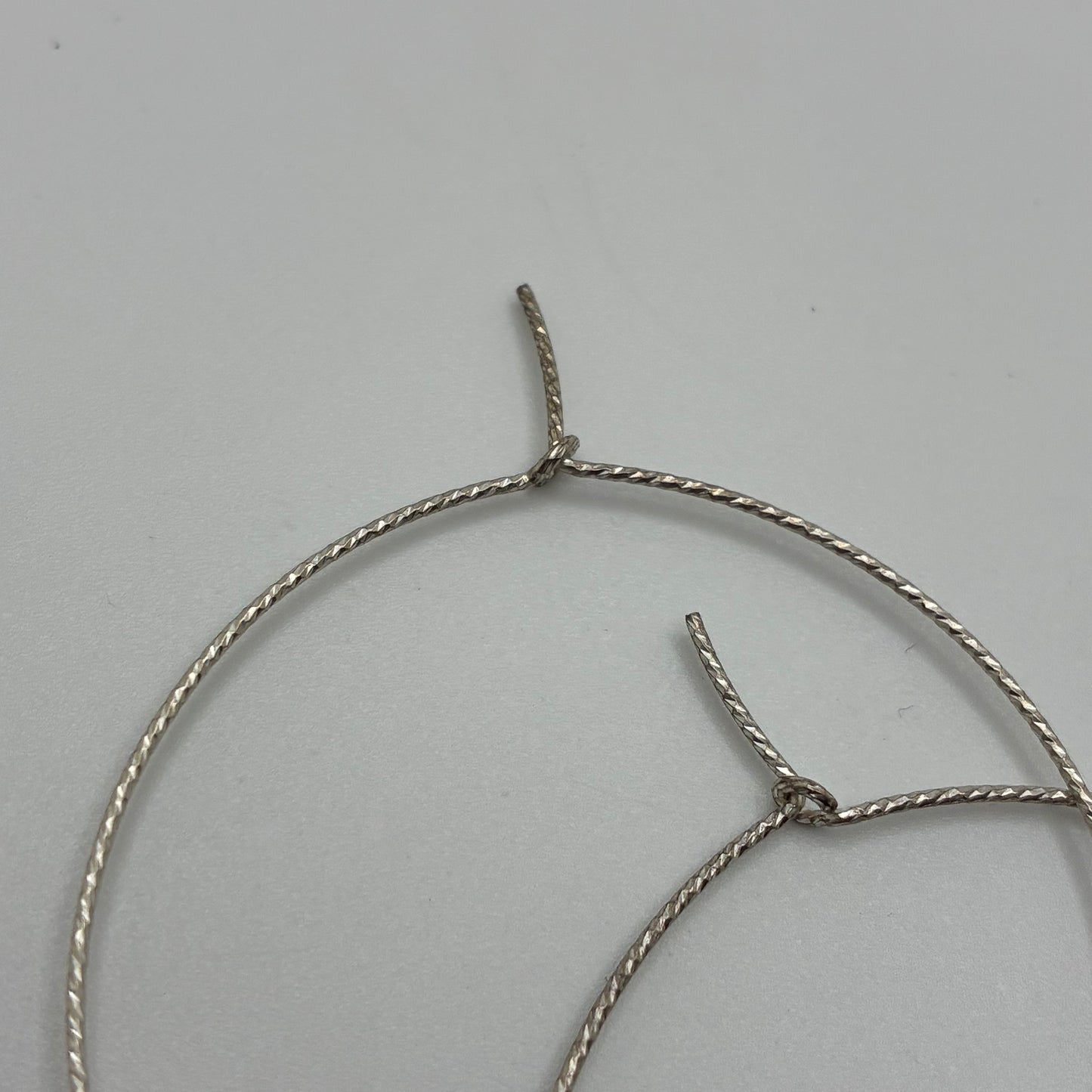Sparkling Sterling Silver & Turquoise Hoops