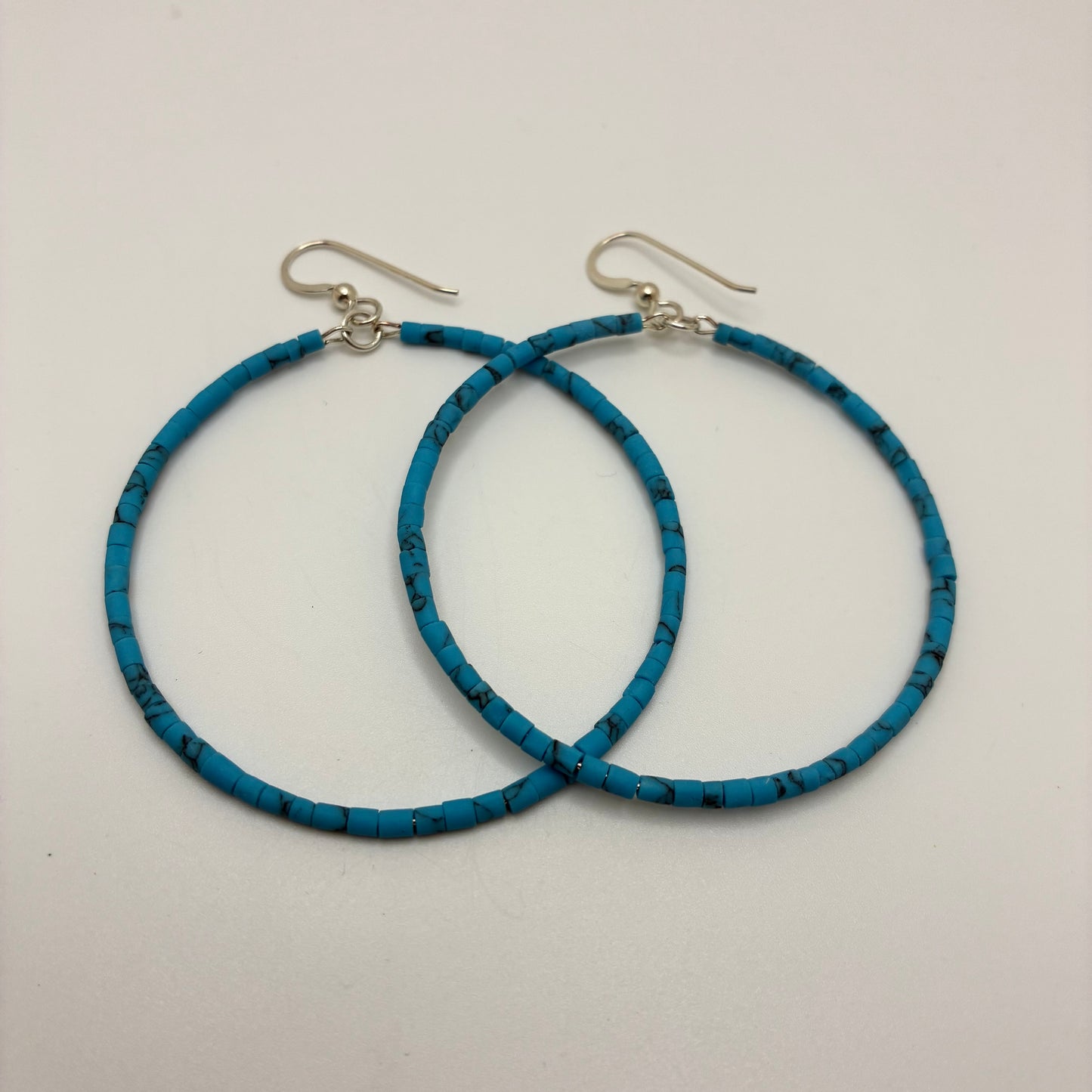 Turquoise Hoop Earrings