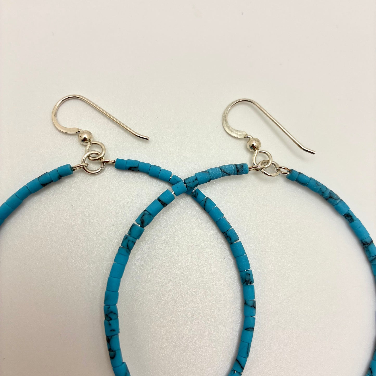 Turquoise Hoop Earrings