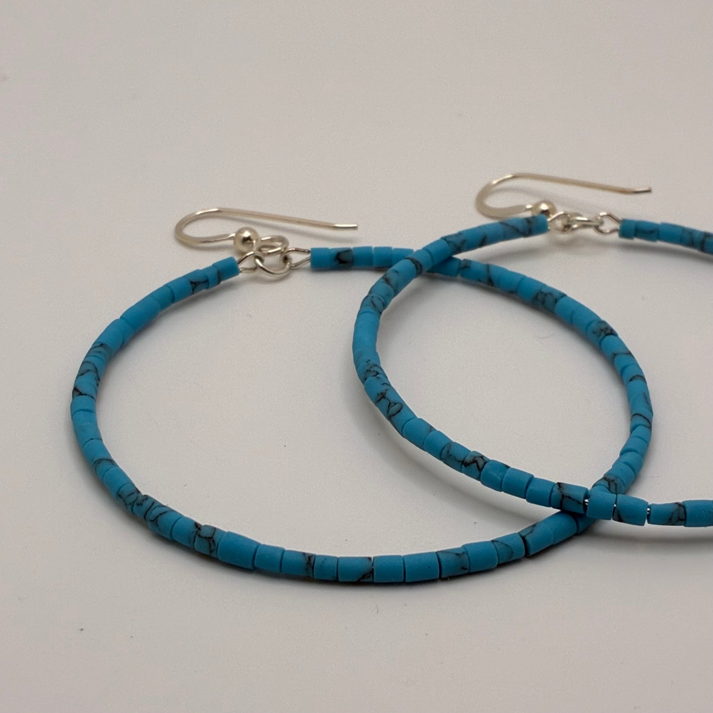 Turquoise Hoop Earrings