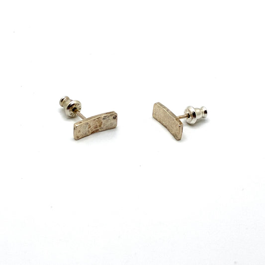 Hammered Stud Earrings