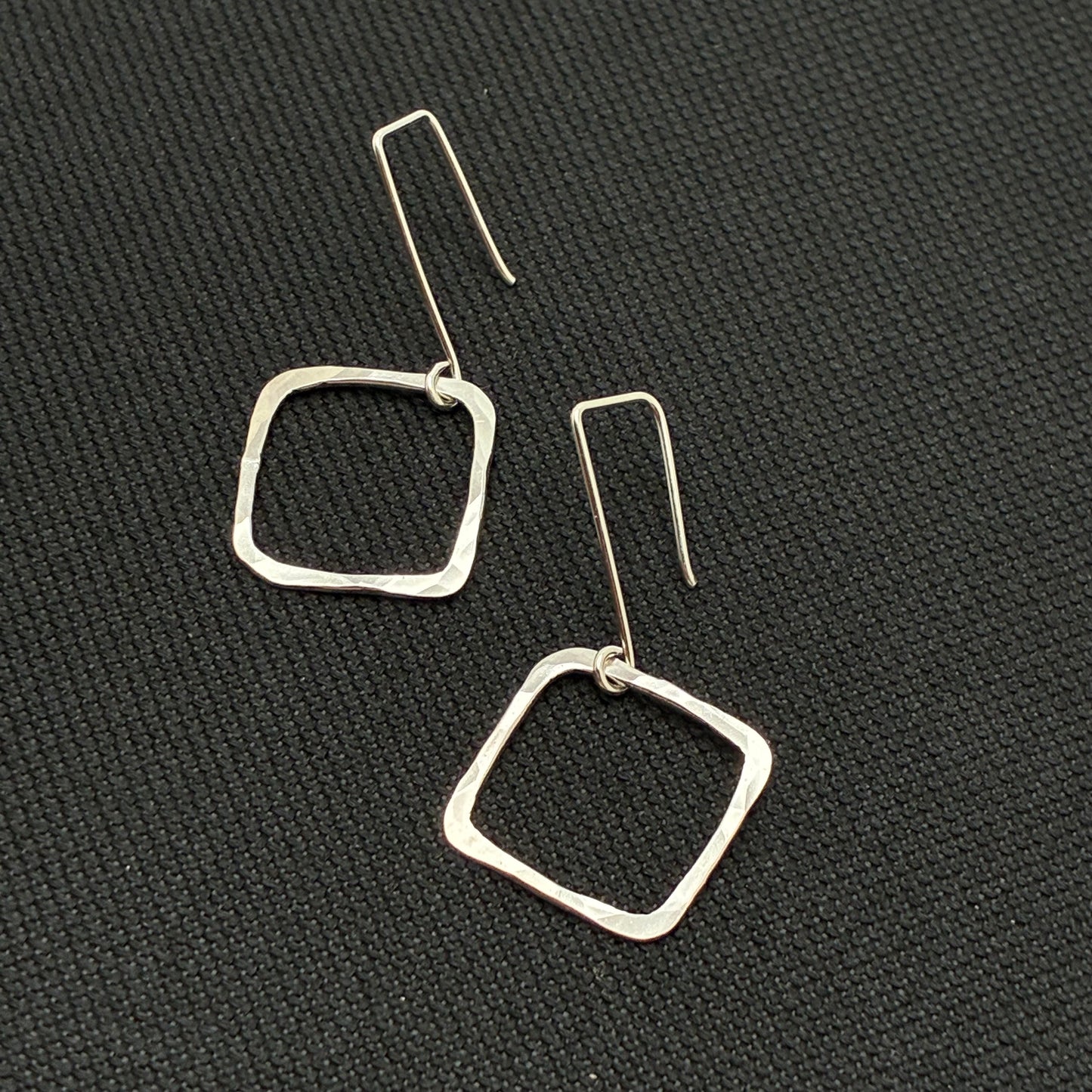 Sideways Square Earrings