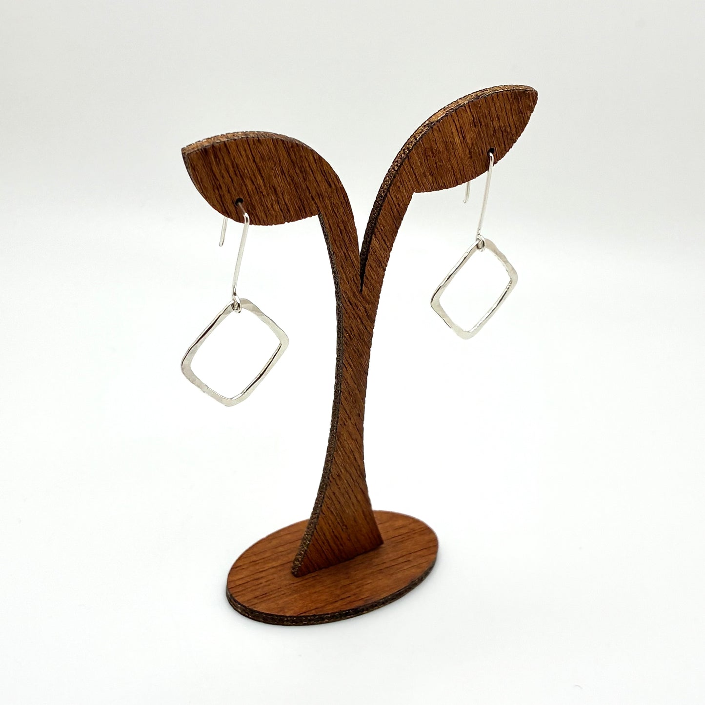 Sideways Square Earrings