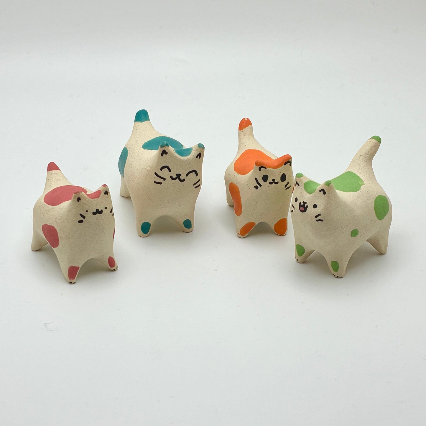 Expressive Ceramic Cats