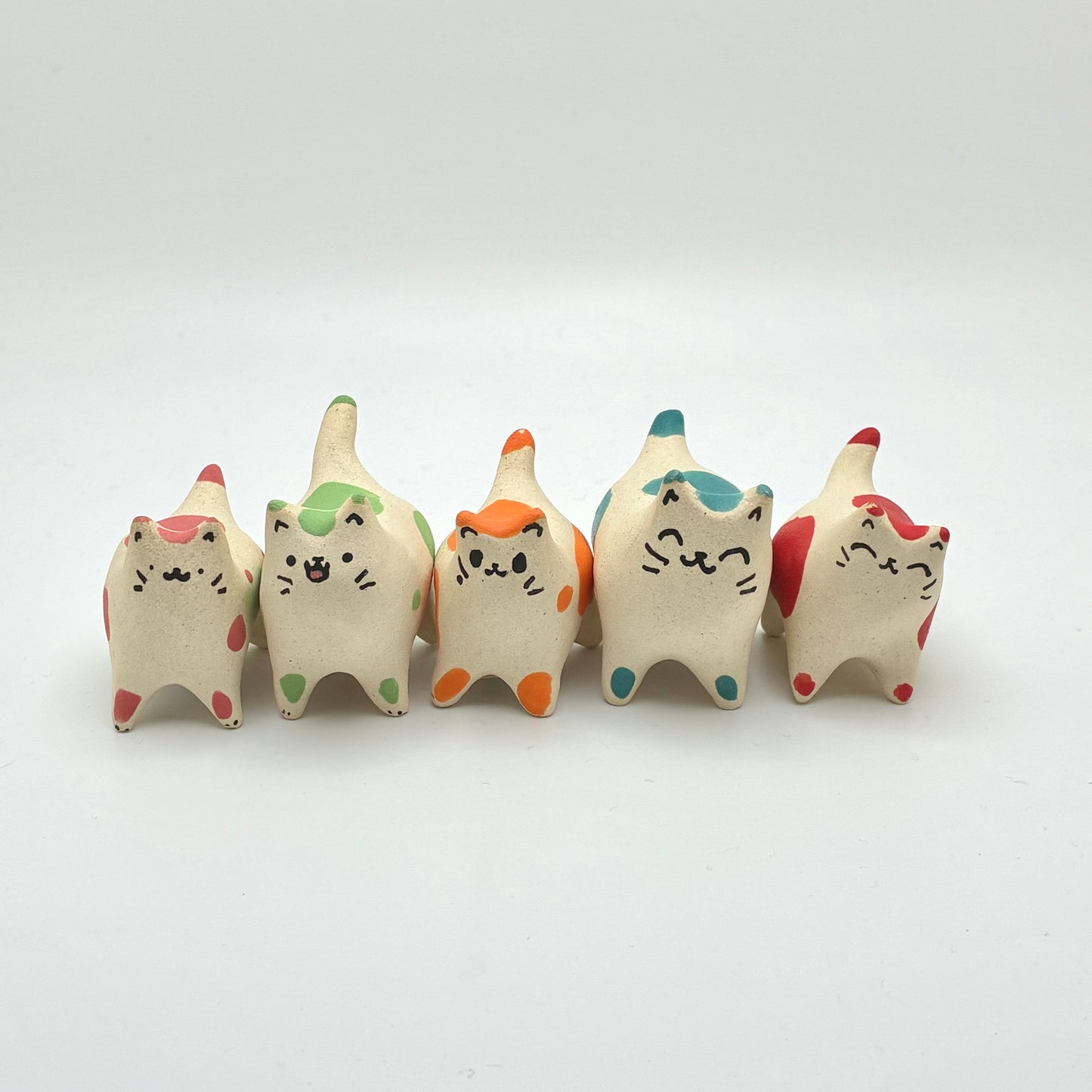 Expressive Ceramic Cats