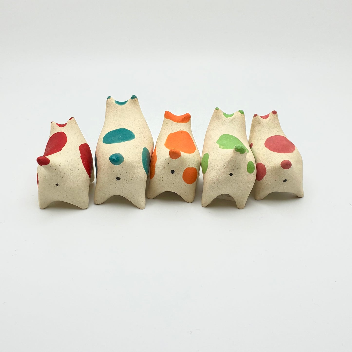 Expressive Ceramic Cats