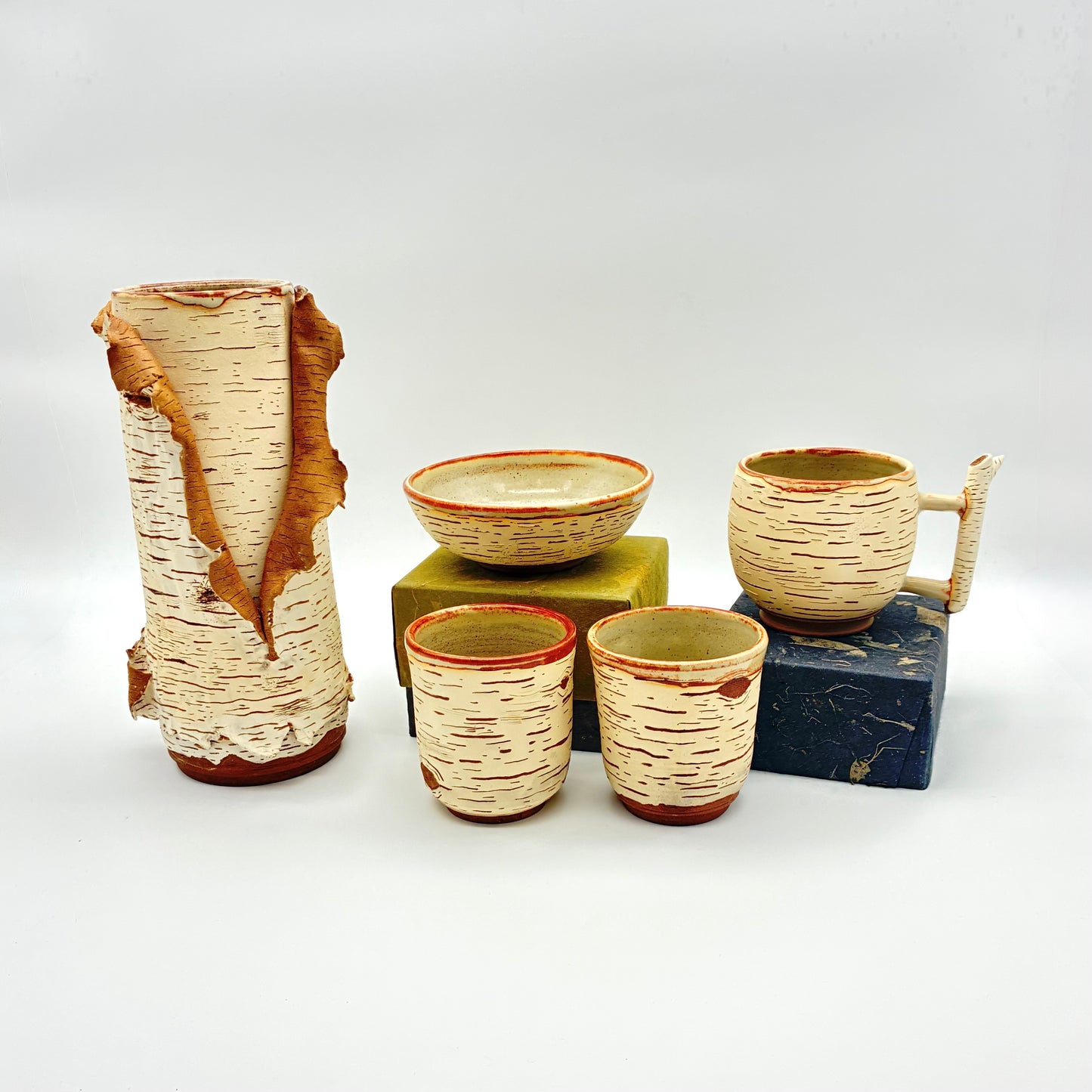 Ceramic Birch Vase