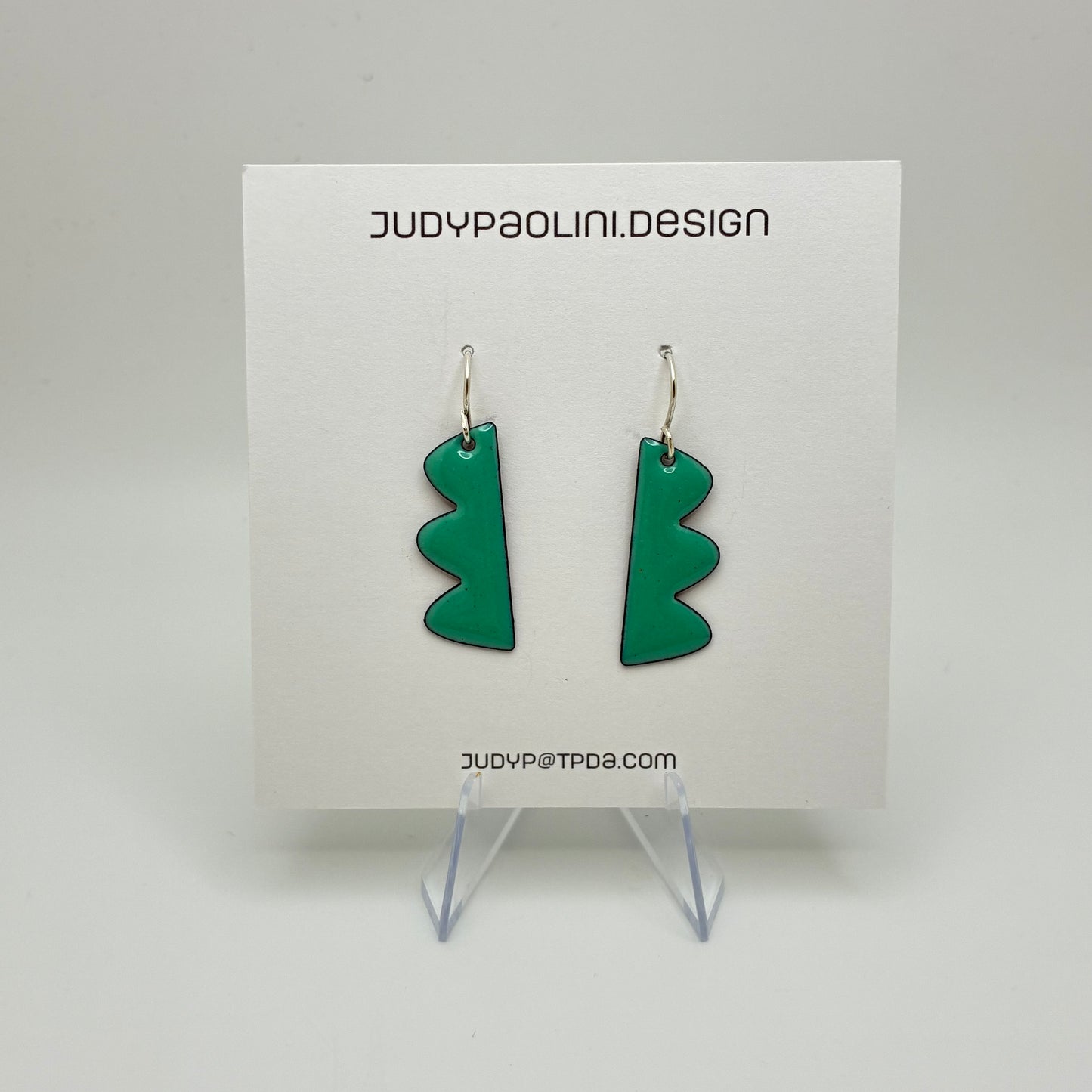 Bright Enamel Earrings