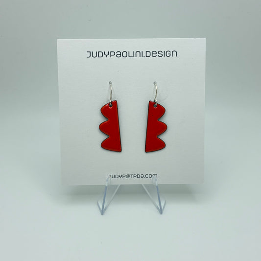 Bright Enamel Earrings
