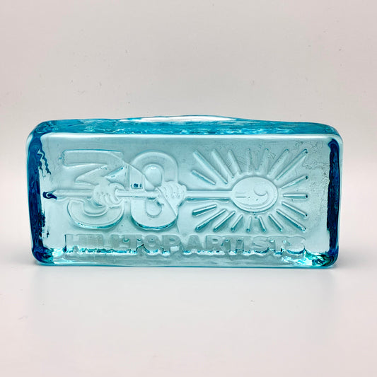 Blue 30 year Hilltop Artists Anniversary Weight