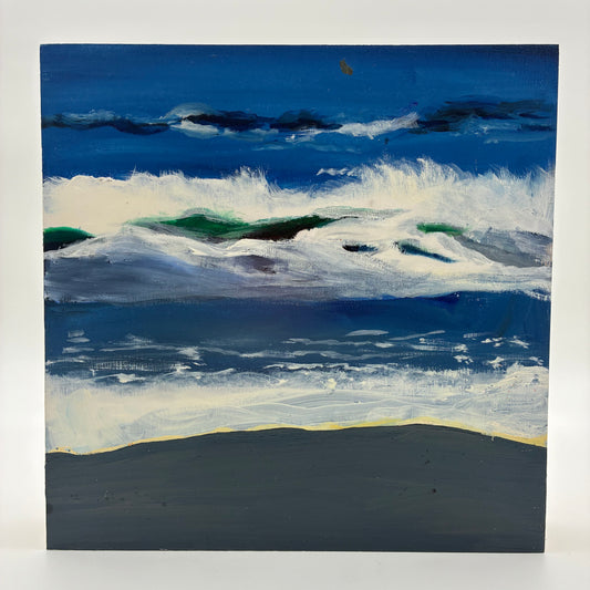 #4 Long Beach Painting by Judith Perry