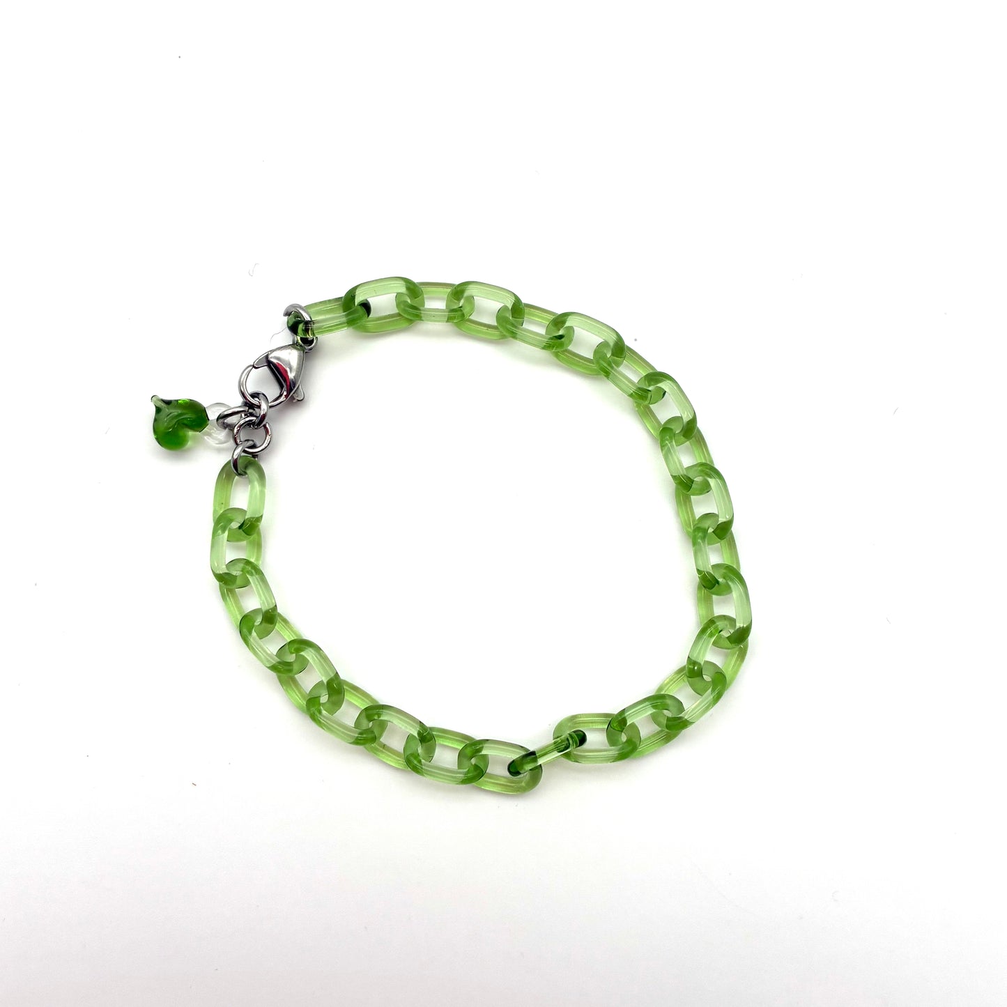 Micro Chain Bracelet - Green