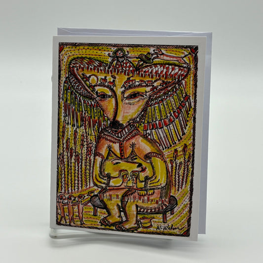 Sitting for Portrait Card