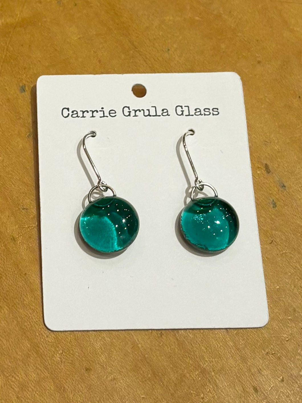 Green Gem Earrings