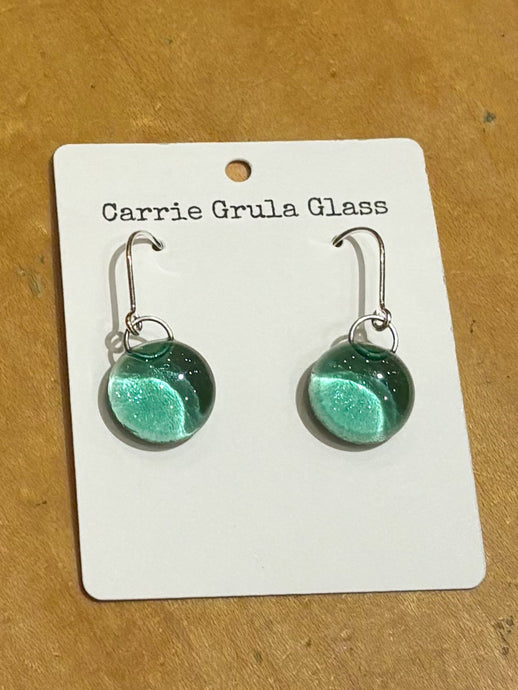 Light Blue Gem Earrings