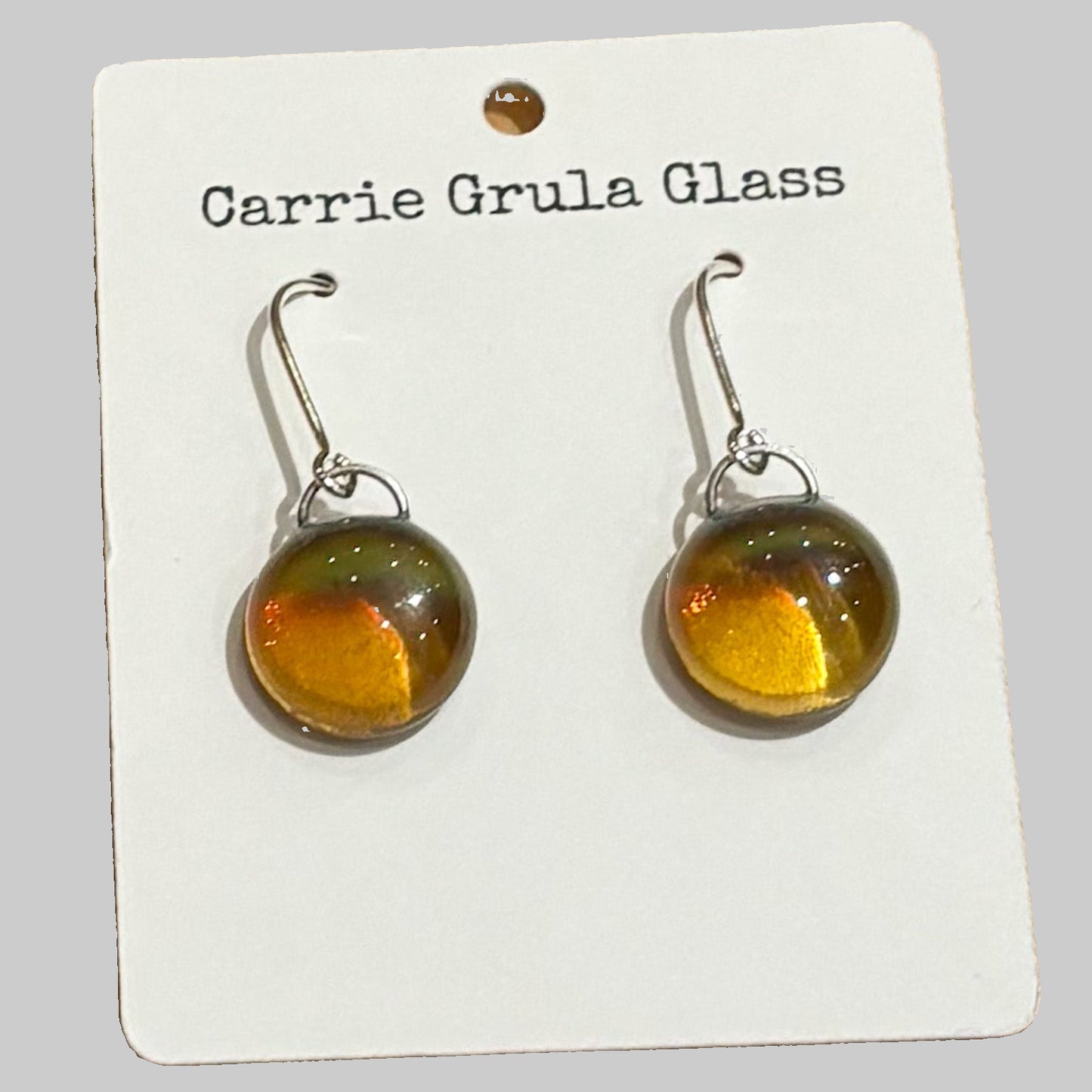 Amber Gem Earrings
