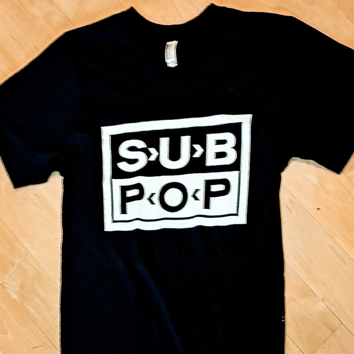 Subpop Black Logo Tee