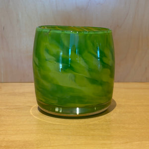 Green Glass Votive
