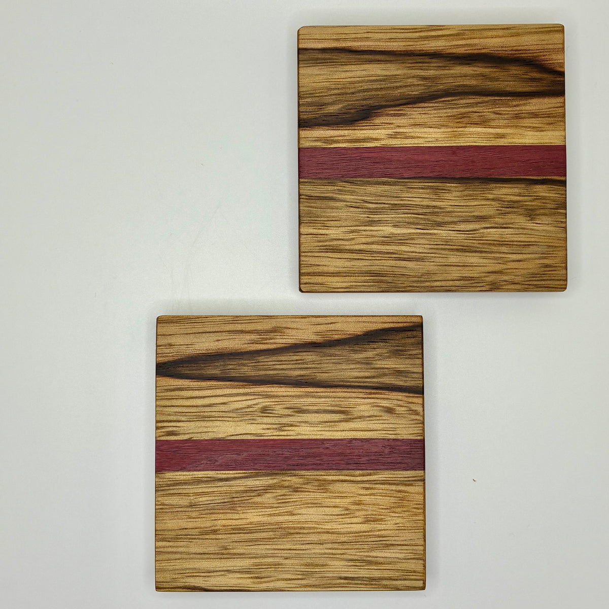 Pudauk & Maple - Coasters Set of 2