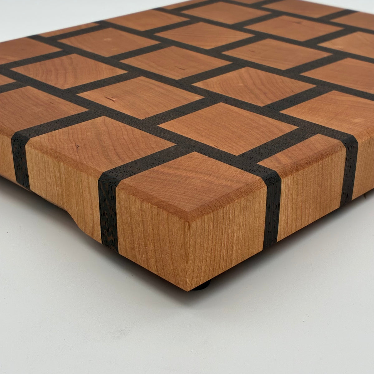 Brick Joint Maple and Walnut End Grain Small Board