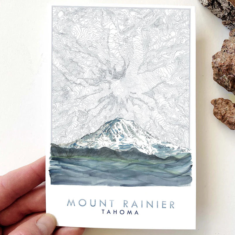 Mount Rainier Tacoma WA Postcard