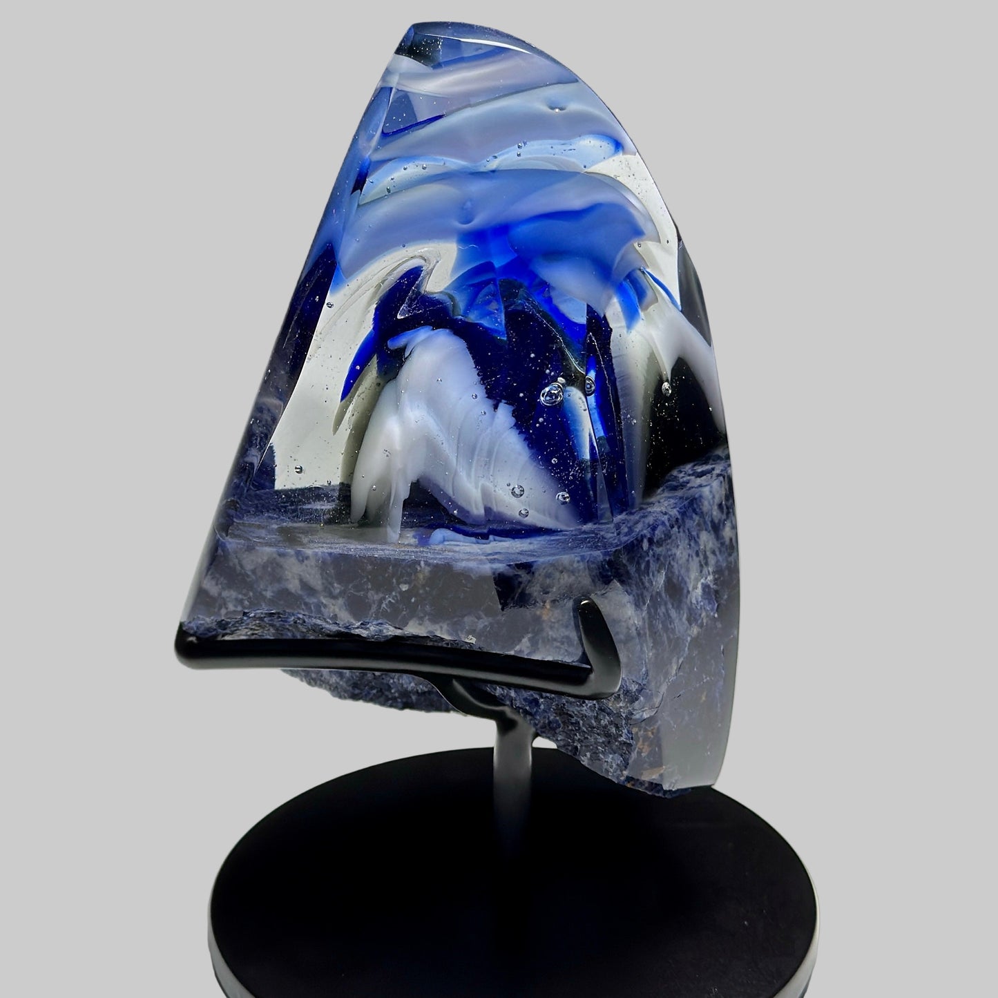 Sodalite Vitrolith (w/custom stand)
