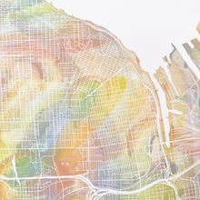 Tacoma Wa Rainbow Pride Map Print 11x14